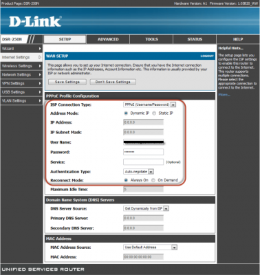 D-Link DSR-500N